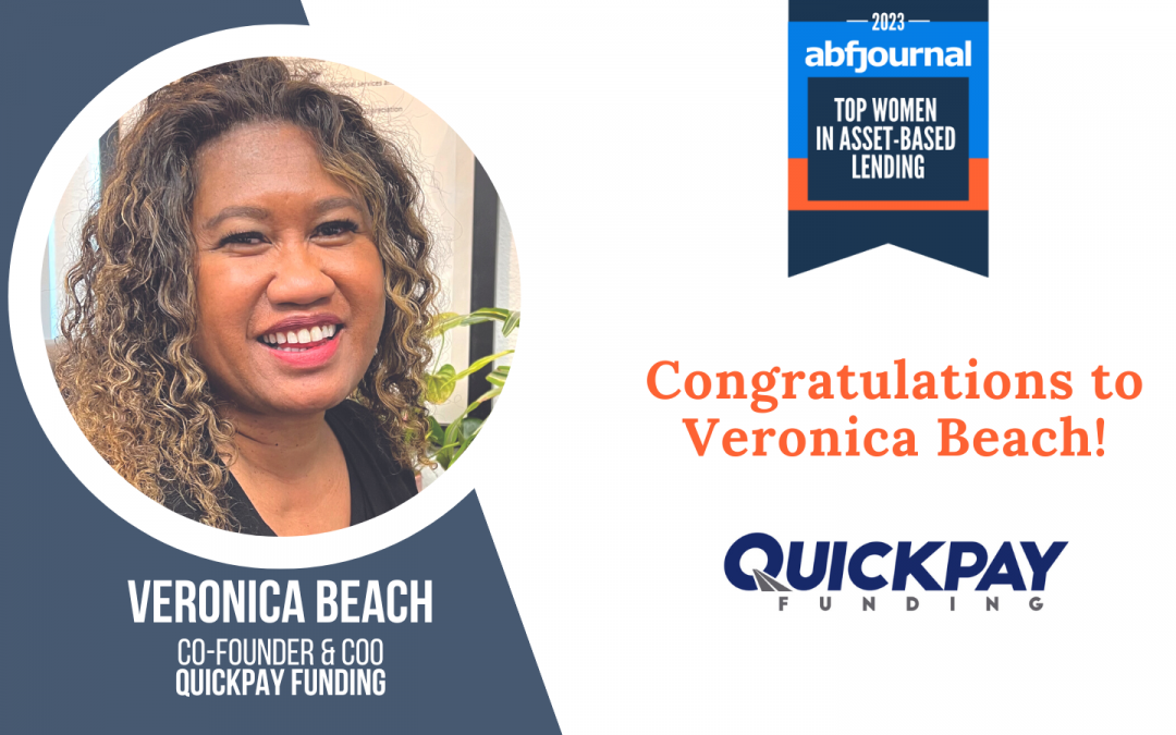 Quickpay Funding’s Veronica Beach is recognized as one of the Top Women in Asset-Based Lending