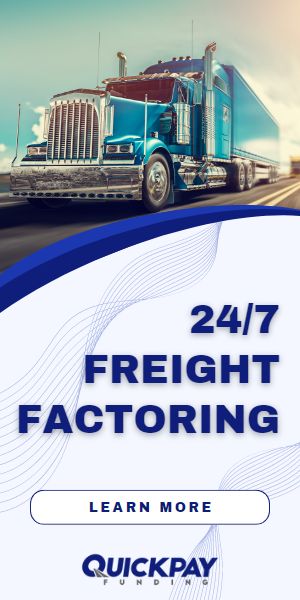 24/7 freight factoring with Quickpay
