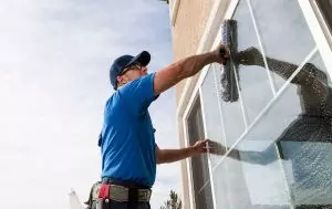 Commercial cleaning company worker, representing our invoice factoring services for commercial cleaning companies.
