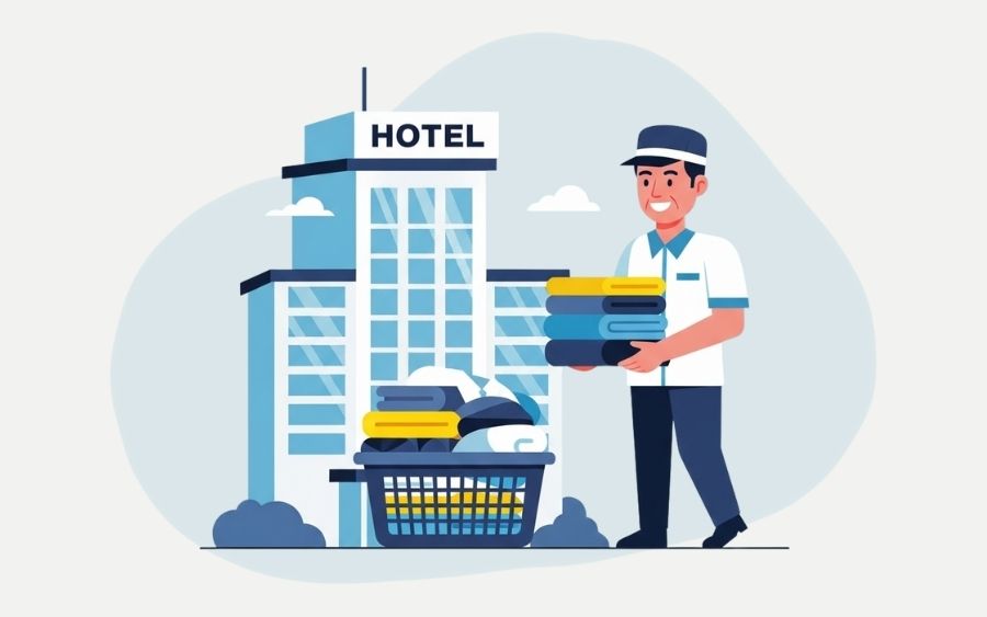 Commercial laundry service provider, representing Culain Capital's accounts receivable financing for the hospitality industry.